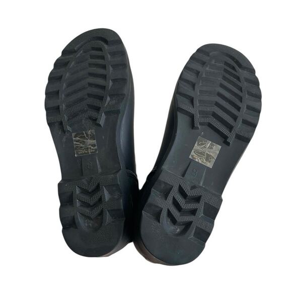 Steve Madden Dreench Black Rubber Knee High Rain Boots - Picture 8 of 9